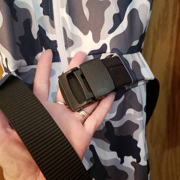 Halloween costume. Soldier black & white camo Worn once for 1 hour. Great shape. - Picture 6 of 12